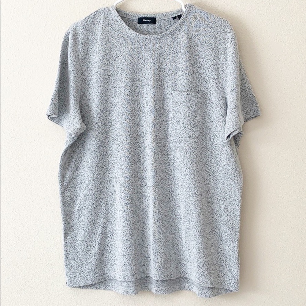 Theory Gray Pullover Top - image 1